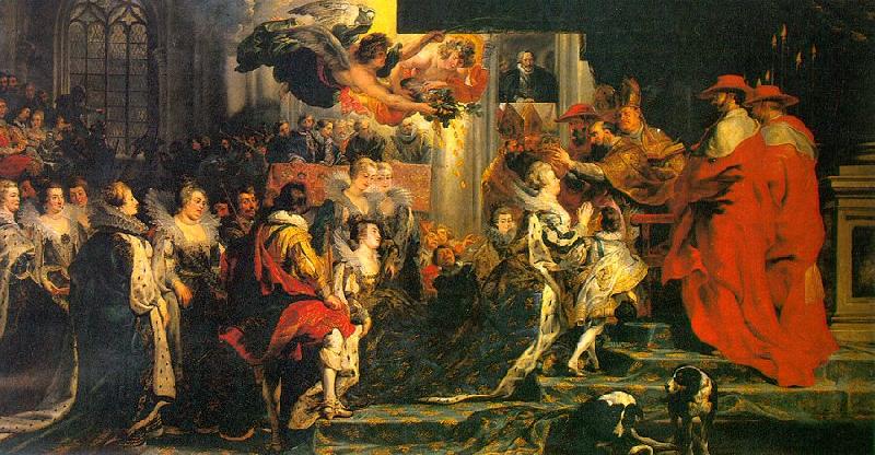 Peter Paul Rubens The Coronation of Marie de Medici oil painting picture